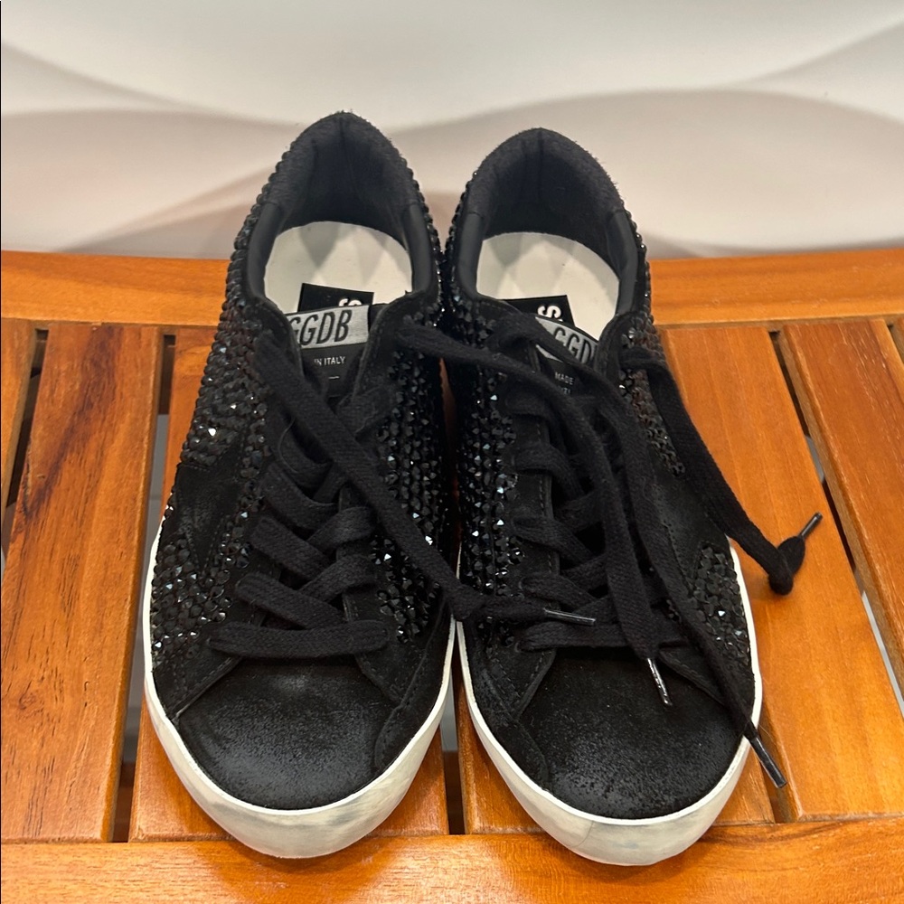 Golden Goose Black and White Women's Sneakers